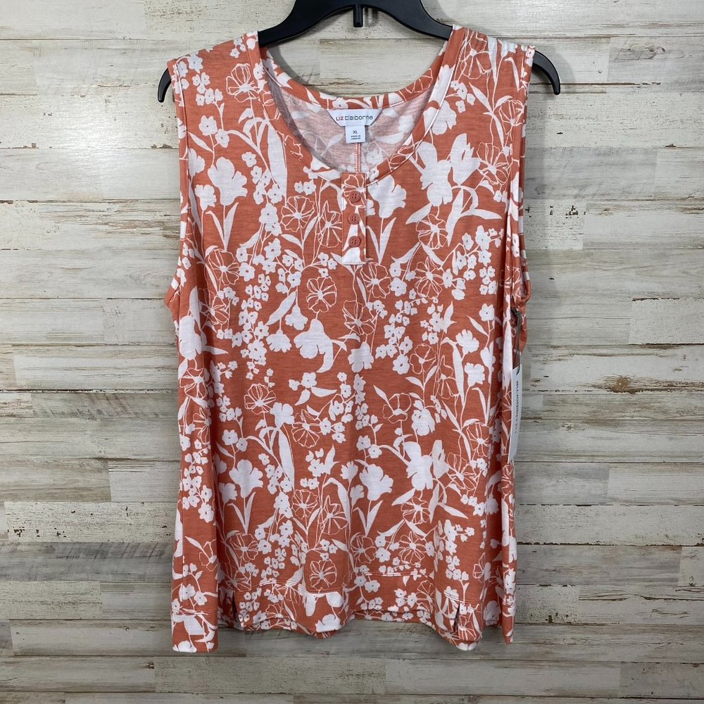 NWT Liz Claiborne Women's Sleeveless Top Size XL